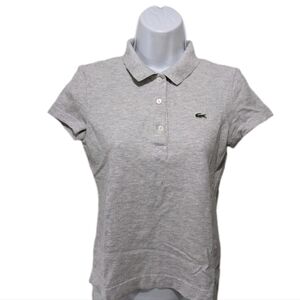 Lacoste Polo Shirt 38 Short Sleeve Gray #34